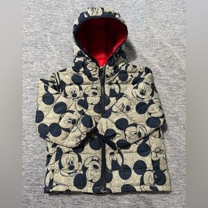 Baby GAP Disney Mickey Mouse Grey and Navy Blue Jacket 2T